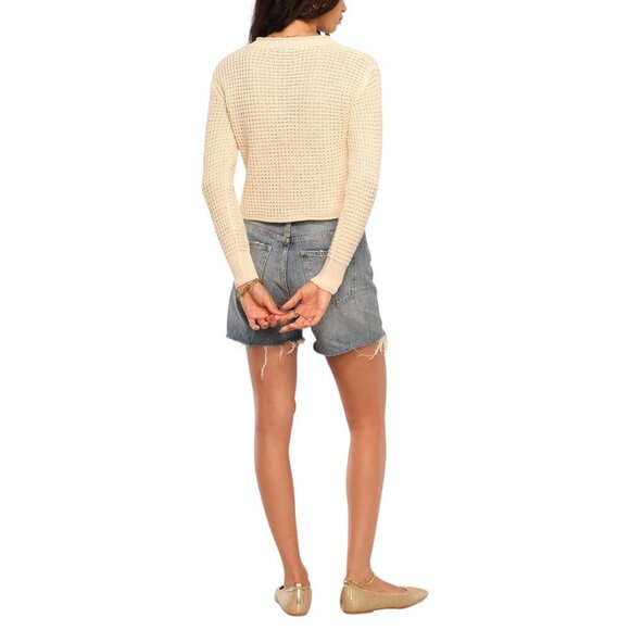 Heartloom Lydia Cardi White Cream Button Up Knit Cardigan Sz S - Picture 4 of 12